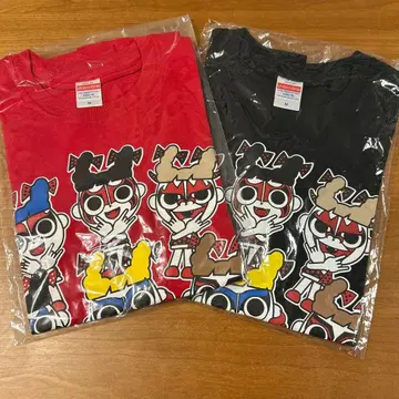 스가키야 성마II 콜라보T셔츠 세트 M사이즈