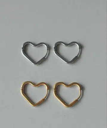 Heart Hoop Pierce ebine 에비네