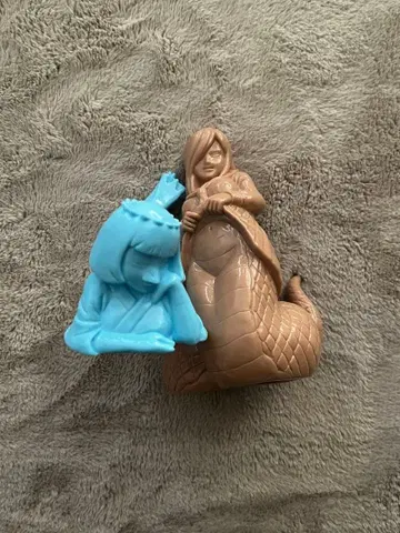 핑크토이즈 강아지 소녀 축광 갓파 소녀 뱀 여자 3체 세트