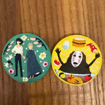 스튜디오 지브리 자수 배지 가오나시 하울