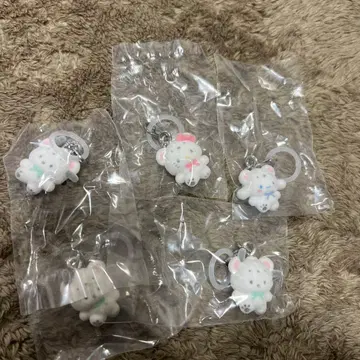 산리오 메지루시 액세서리 복슬복슬 스노우 5개 세트