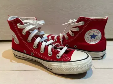 컨버스 올스타 100주년 레드 하이컷 스니커즈