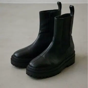 [ 시착만 함 ] AZUL BY MOUSSY 트랙 밑창 사이드 고어 부츠