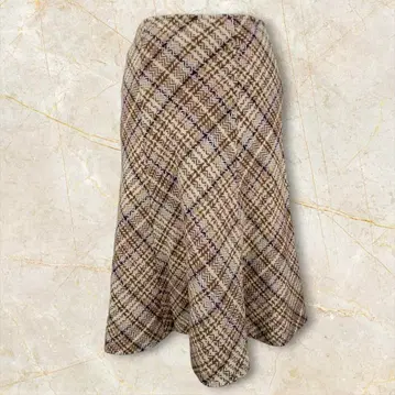 KUMIYOKU FAM 플레어 스커트 무릎 기장