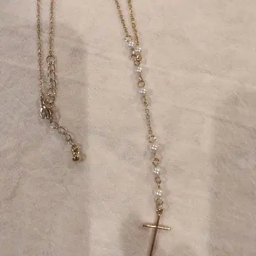 골드 크로스 펜던트 목걸이