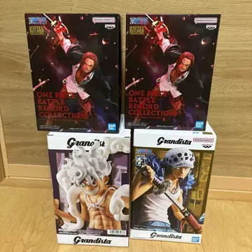 ONE PIECE 피규어 세트 샹크스 2체 로 기어 5 루피