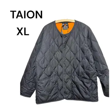 [ 새상품급 ] TAION 타이온 크루넥 퀼팅 다운 자켓 XL