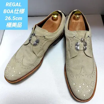 리걸 리 보아 무스탕 스웨이드 윙팁 26.5cm