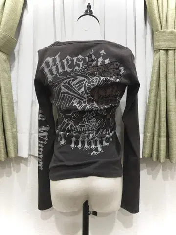 archive 영문 롱티 티셔츠 00s