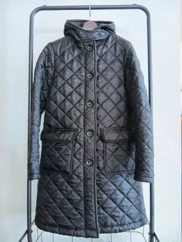 트래디셔널 웨더웨어 퀼팅 코트 레오파드 무늬