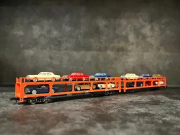 N게이지 차량 운송 트레일러 미니카 포함