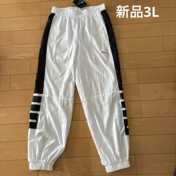 새상품 푸마 우븐 팬츠 안감 메쉬 트레이닝 3L 화이트