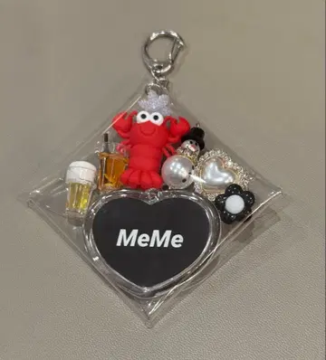 SnowMan 담은 파우치 키링 메메