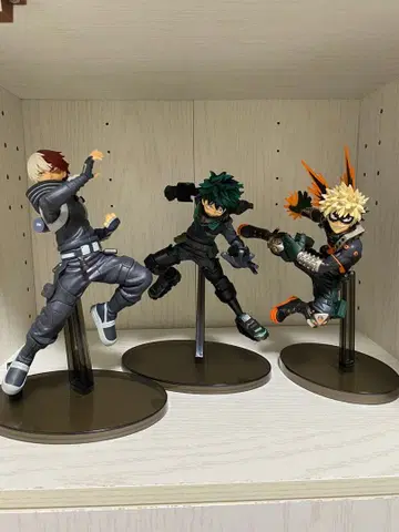 나의 히어로 아카데미아 피규어 3개 세트 박스 포함