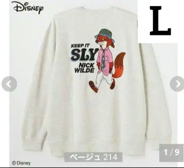 새상품 디즈니 픽사 주토피아2 닉 남성용 트레이닝복 L