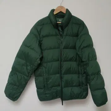 유니클로 울트라 라이트 다운 L 그린