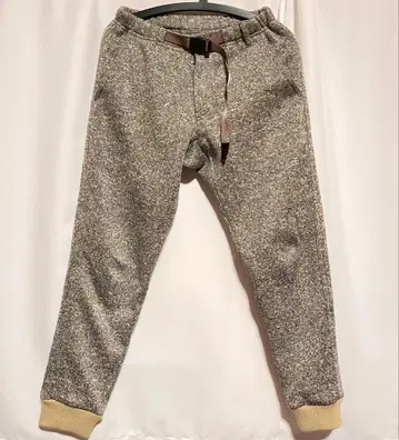 그라미치 본딩 니트 플리스 내로우 리브 팬츠