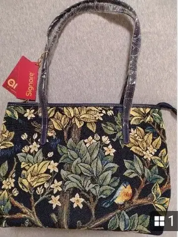 [ 미사용 새상품 ] 시그날레의 꽃무늬 토트백