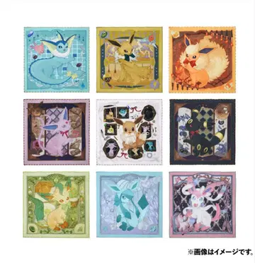 포켓몬 센터 핸드 타월 Eevee Collection 전 9종 세트