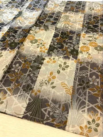 새상품급 풀꽃 무늬 도중기 시치미 부착