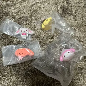 산리오 메지루시 액세서리 4점