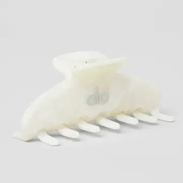 alo yoga 90's Claw Clip 헤어 클립 화이트