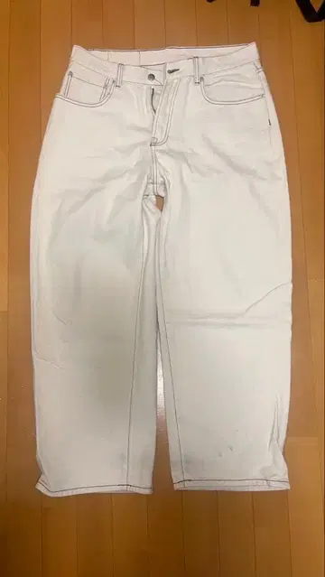 not dyed 화이트 데님