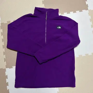 THE NORTH FACE 퍼플 하프 지퍼 플리스 자켓 L
