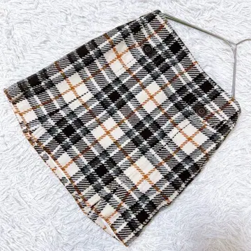 [ 새상품급 ] 쿠미쿄쿠(S3) 타이트 미디 스커트 체크 온워드 카시야마