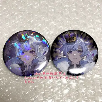 이레이스 쇼토 캔뱃지 화이트 블랙조 EreboSs 세트