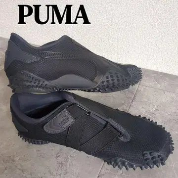 극미품 24cm PUMA 블랙 스니커즈 모스트로 아카이브 푸마