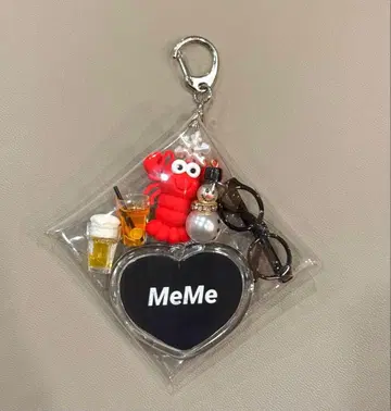 SnowMan 담은 파우치 키링 메메