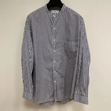 그라프 페이퍼 오버사이즈 밴드 카라 셔츠 토마스 메이슨 F