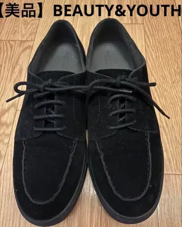 [ 새상품급 ] BEAUTY&YOUTH U칩 스니커즈 26cm 블랙