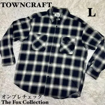 TOWNCRAFT 옴브레 체크 셔츠 The Fox Collection