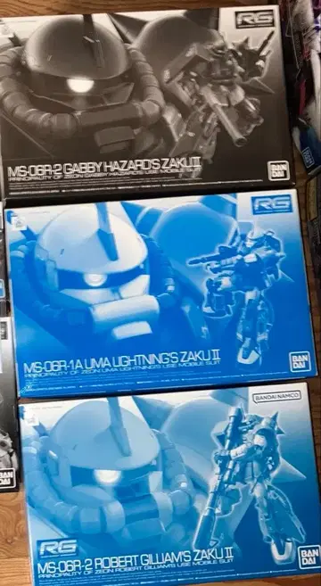 RG 갸비 해저드 자쿠 유마 라이트닝 자크 로버트 길리엄 데칼 4종 세트