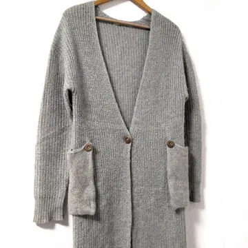 peu pres 푸프레 모헤어 혼방 롱 니트 가디건 가디건