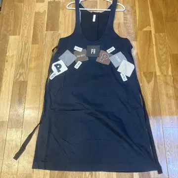 PINK HOUSE 오버 스커트 패치워크 네이비