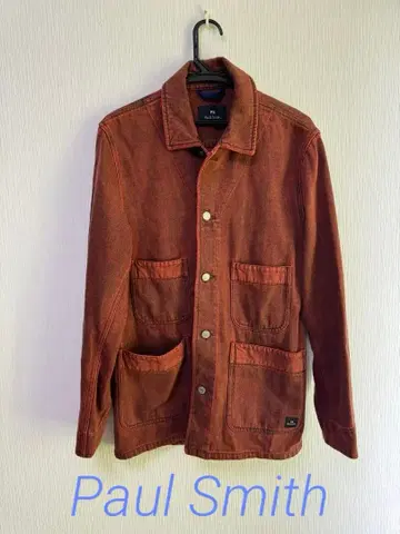 Paul Smith 패치 포켓 커버올 블루종 sizeM