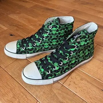 LIFE'S A BEACH 스컬 해골 스니커즈 중고 10 28cm