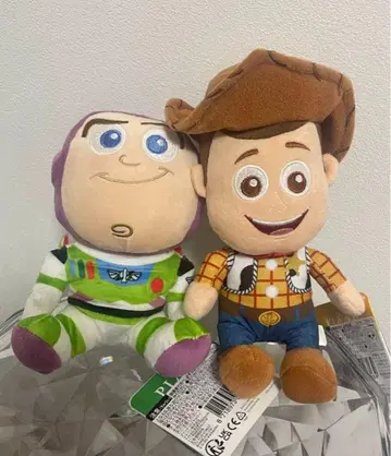 [ 디즈니 ] 토이스토리 봉제 인형 2체 세트