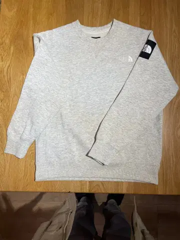 THE NORTH FACE 그레이 맨투맨