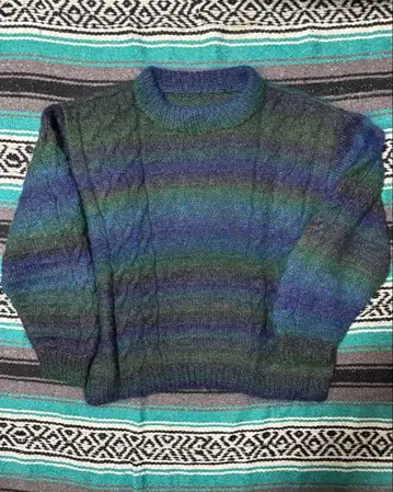 80s 모헤어 니트