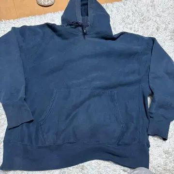 Champion Reverse Weave 후드티 XL 네이비