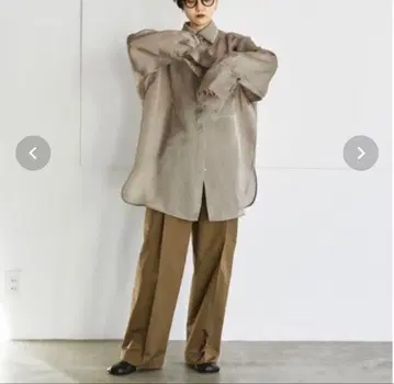 TODAYFUL 오간자 오버 셔츠