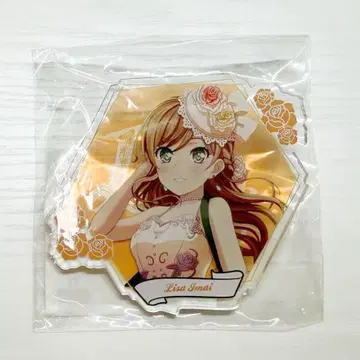 뱅드림 이마이 리사 Roselia 후지큐 아크릴 클립 배지 캔뱃지