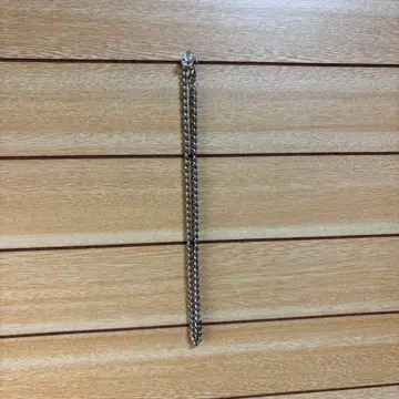 실버 스테인리스 스틸 체인 팔찌