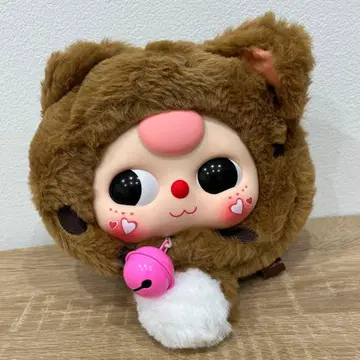 베이비 쓰리 400% 고양이 봉제 인형 파우치