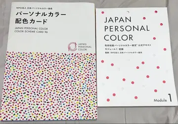 색채 기능 퍼스널 컬러 검정 공식 텍스트 모듈 1 배색 카드