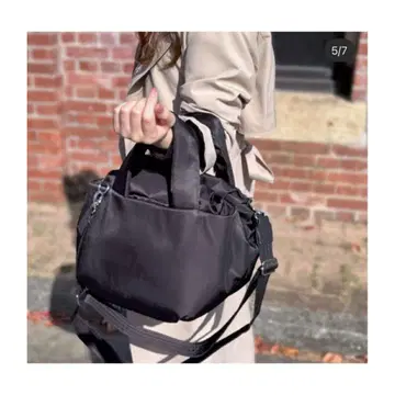 [ 완판템 ] 미사용 그랑데 그레이스 나일론 큐브 백